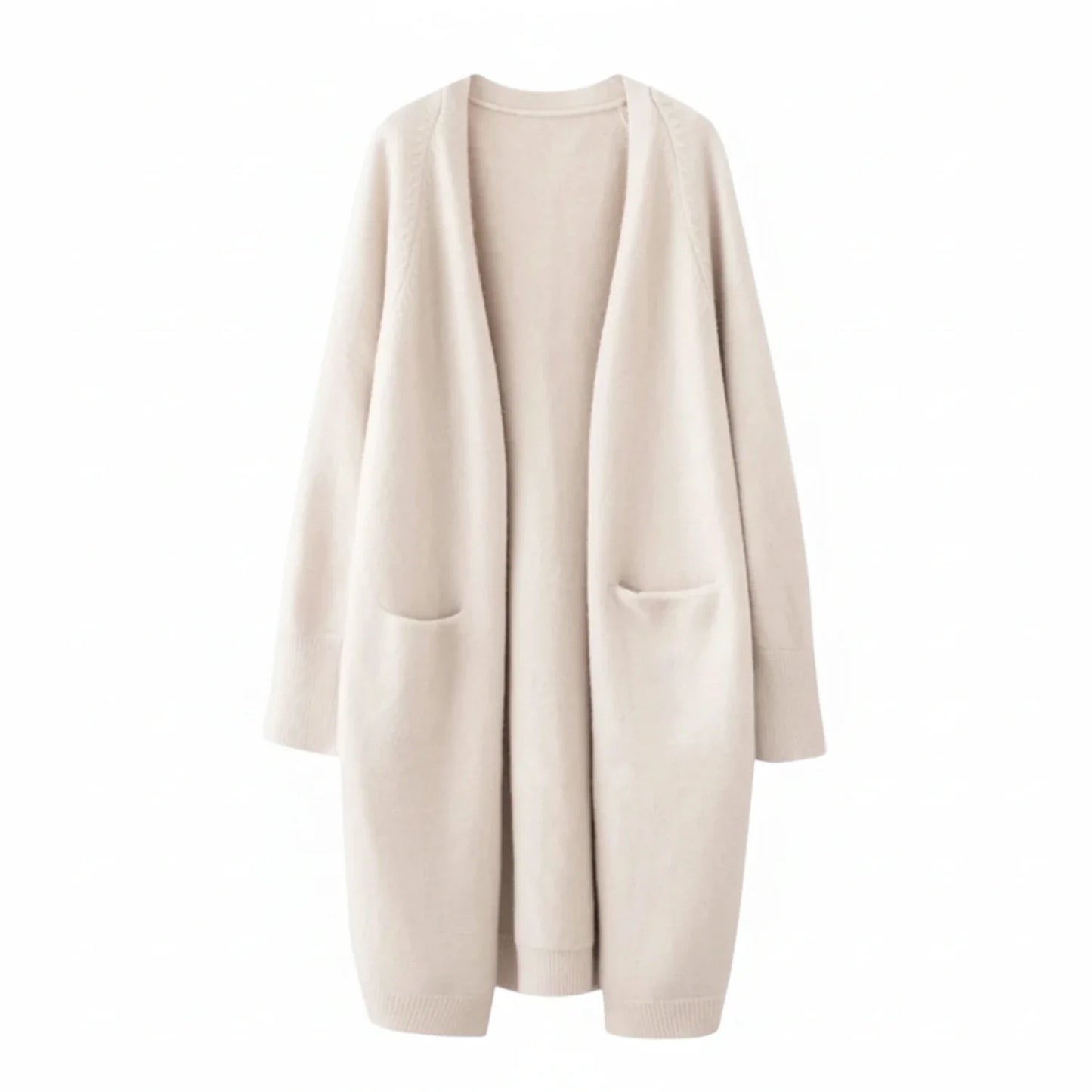 Women's Open Front Long Winter Cardigan