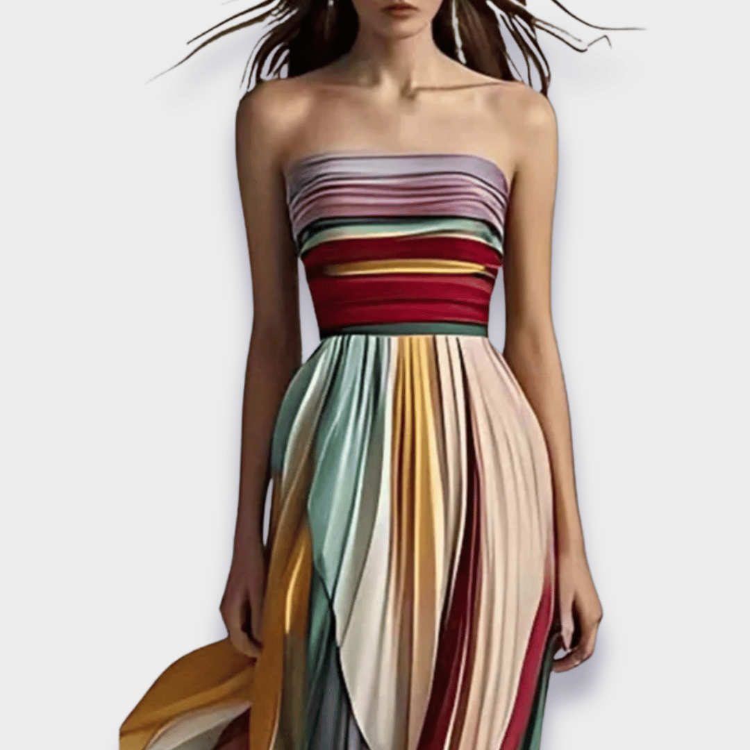 Image of Rhonda | Women's Strapless Maxi Dress