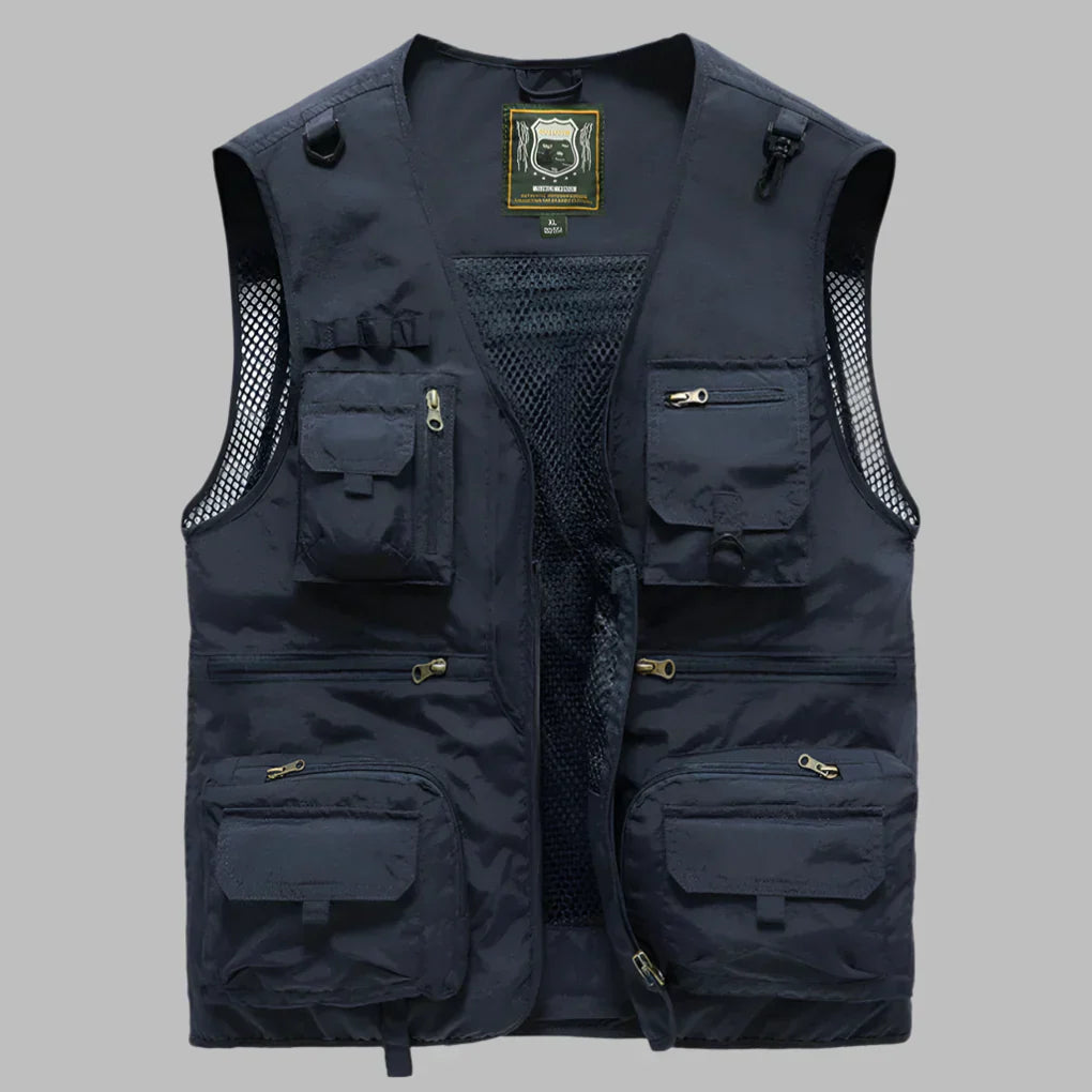 Men's Summer Vest Multi Pocket Cotton