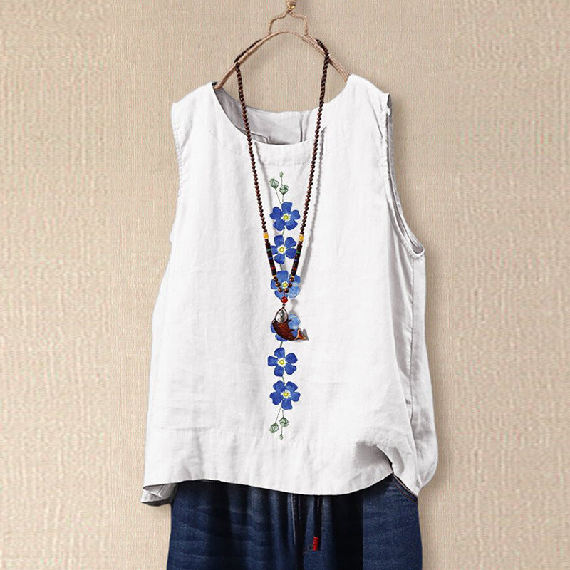 Sloane Women's Floral Tank - Vonnera