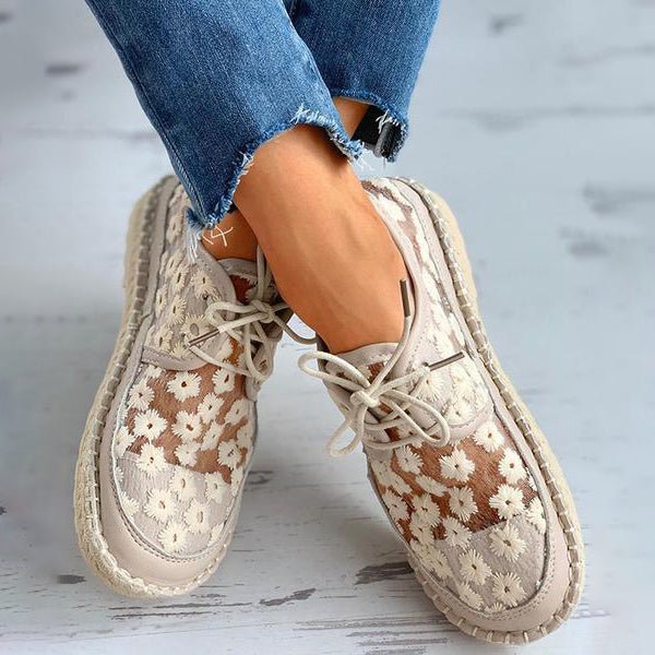 Women's Embroidered Sneakers