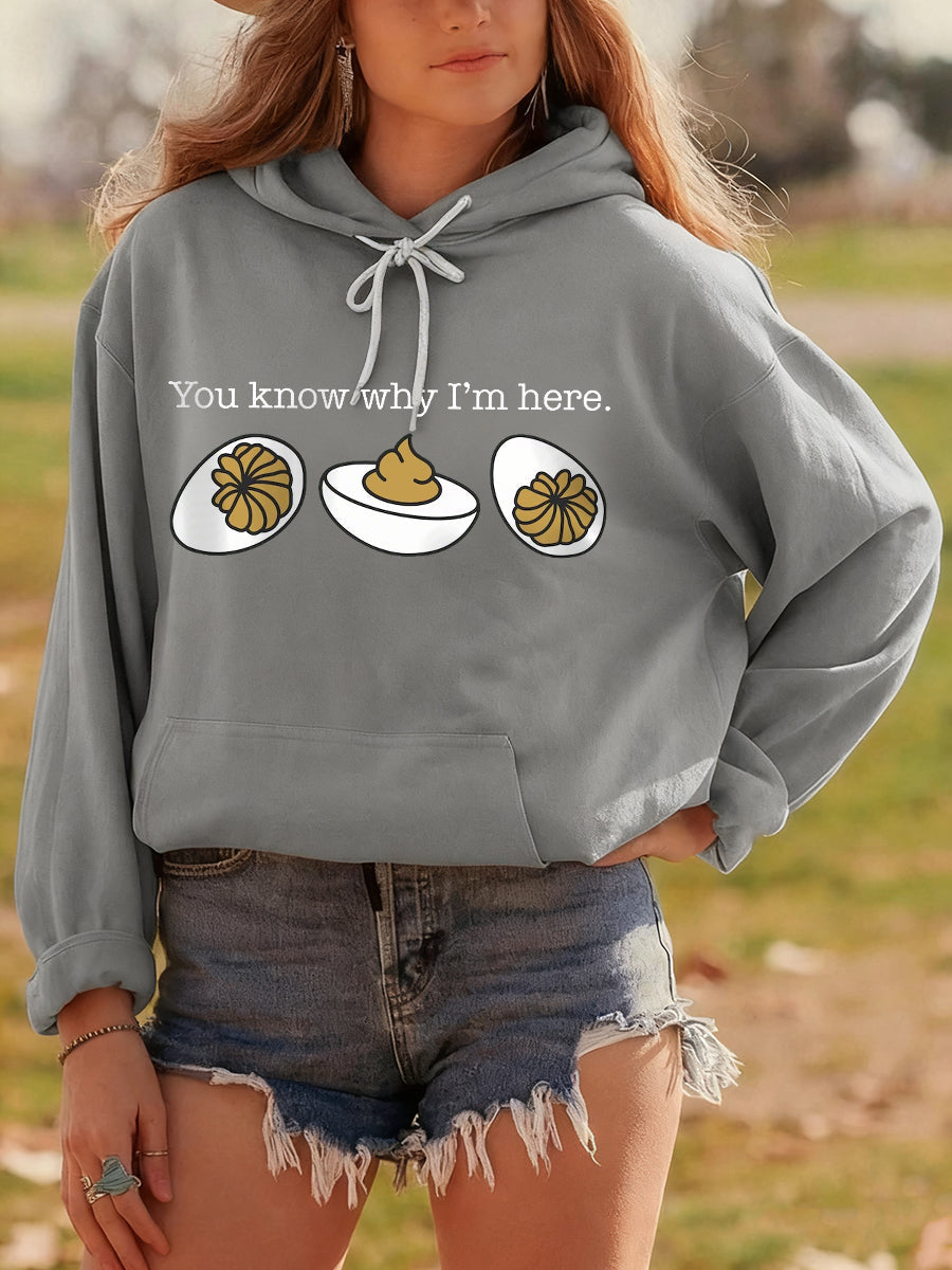 Women's Long Sleeve Hoodie Front Pocket