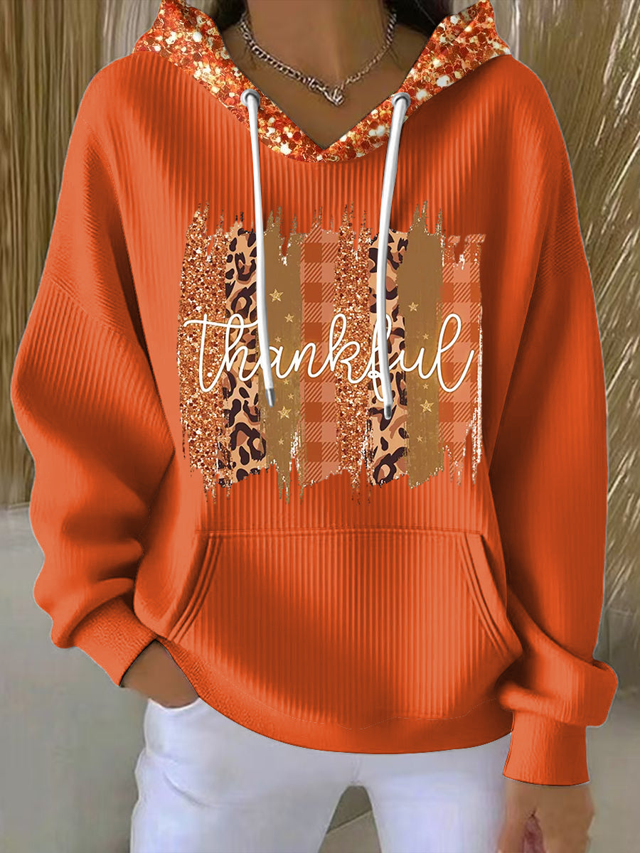Women's Sequin Hoodie Cozy - Vonnera