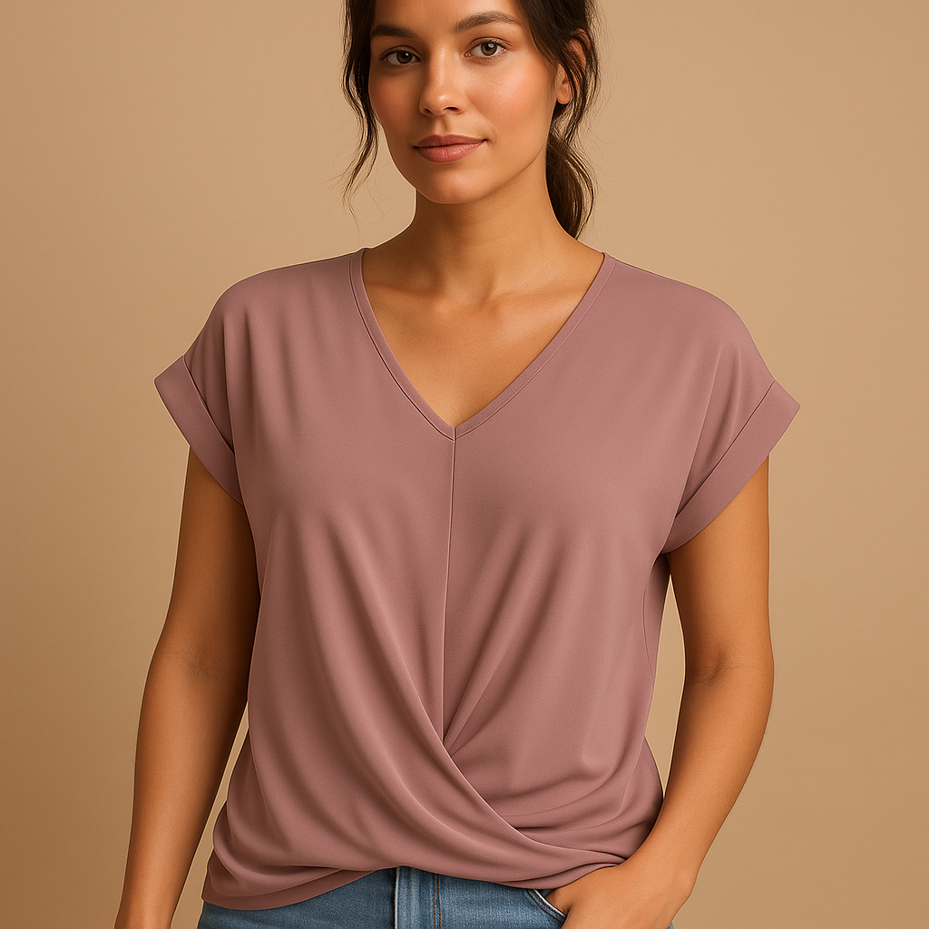 Women V-Neck Blouse