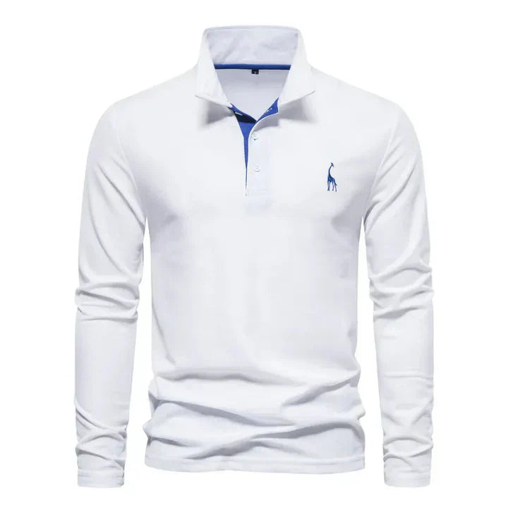Men's Long-Sleeved Polo Shirt