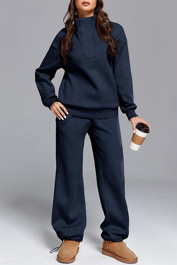 Image of Zara | Women's Wide-Leg Relaxed Sweatpants Set