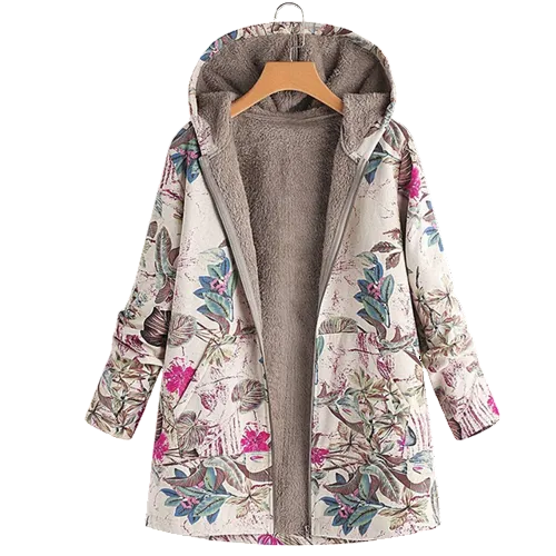Women's Floral Hooded Jacket - Vonnera