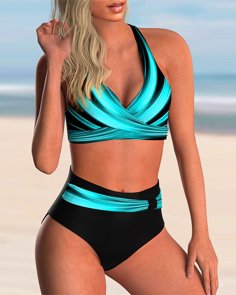 Women's Printed Bikini Set Flattering