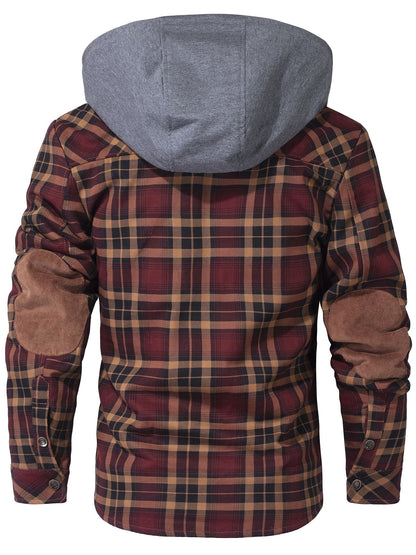 Highlander Hooded Flannel Jacket (9 Designs) - Benson & Clark