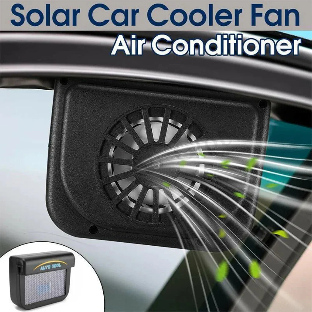 Solar Powered Car Window Vent Fan - Vonnera