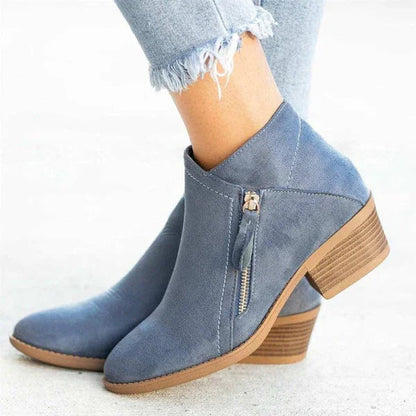 Women's orthopedic leather boots