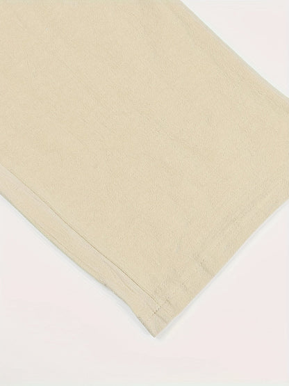 Men's Linen Trousers Breathable Beige
