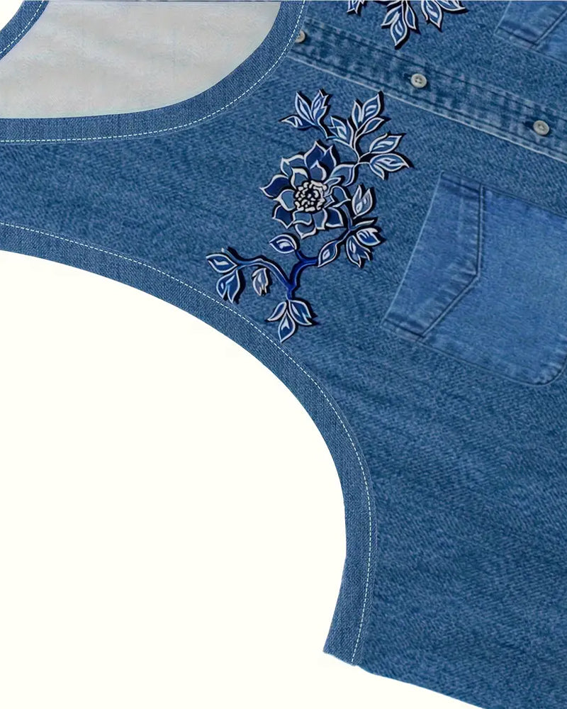 Women's Printed Dress Decorative Pattern