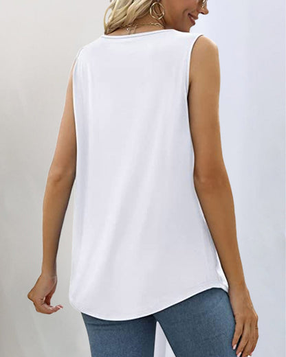 Women's Sleeveless Square Neck Blouse