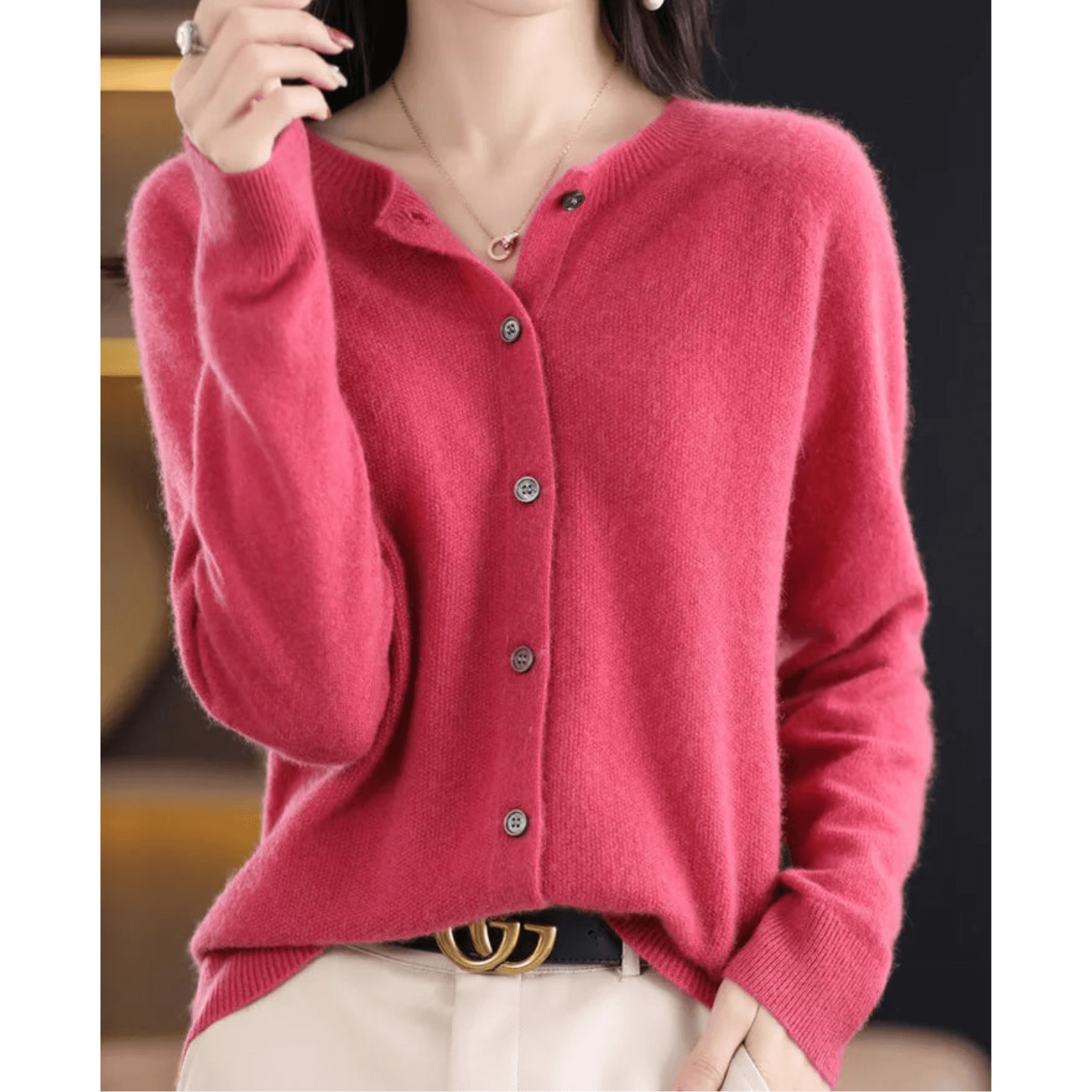 Women's V-Neck Cardigan Blend - Vonnera