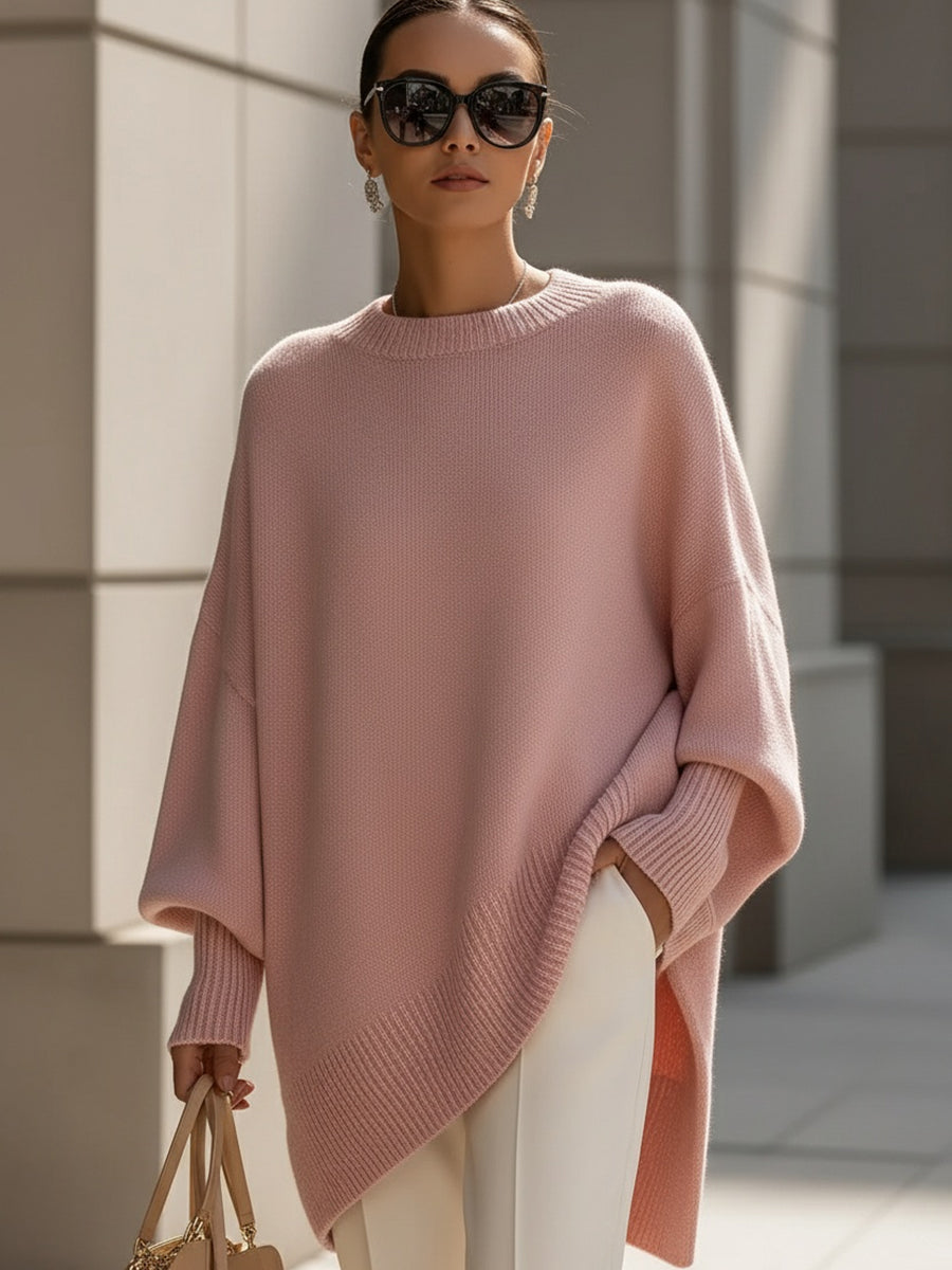 Women's Oversized Blouse Pocho Style