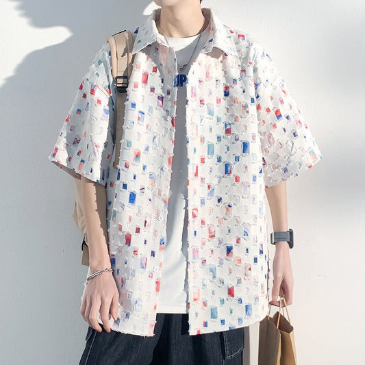 Men's Patterned Dress Shirt - Vonnera