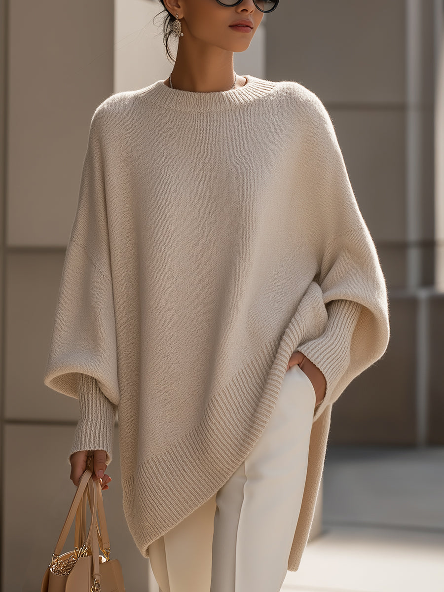 Women's Oversized Poncho Sweater - Vonnera