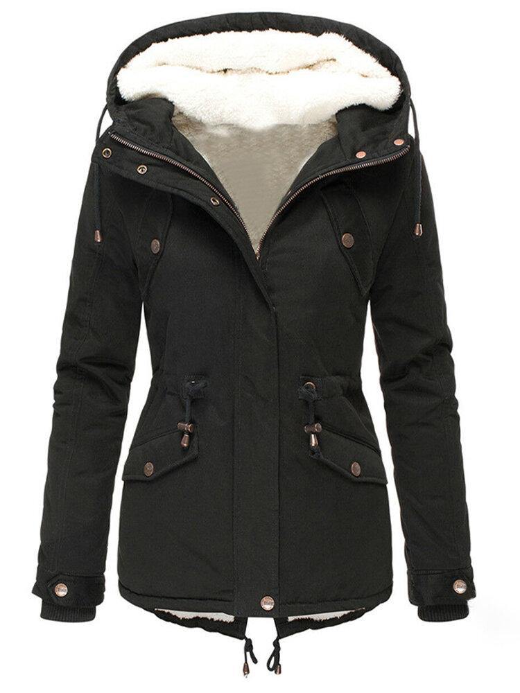 Water Repellent Winter Parka Coat
