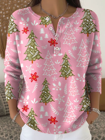 Women's Button Sweater