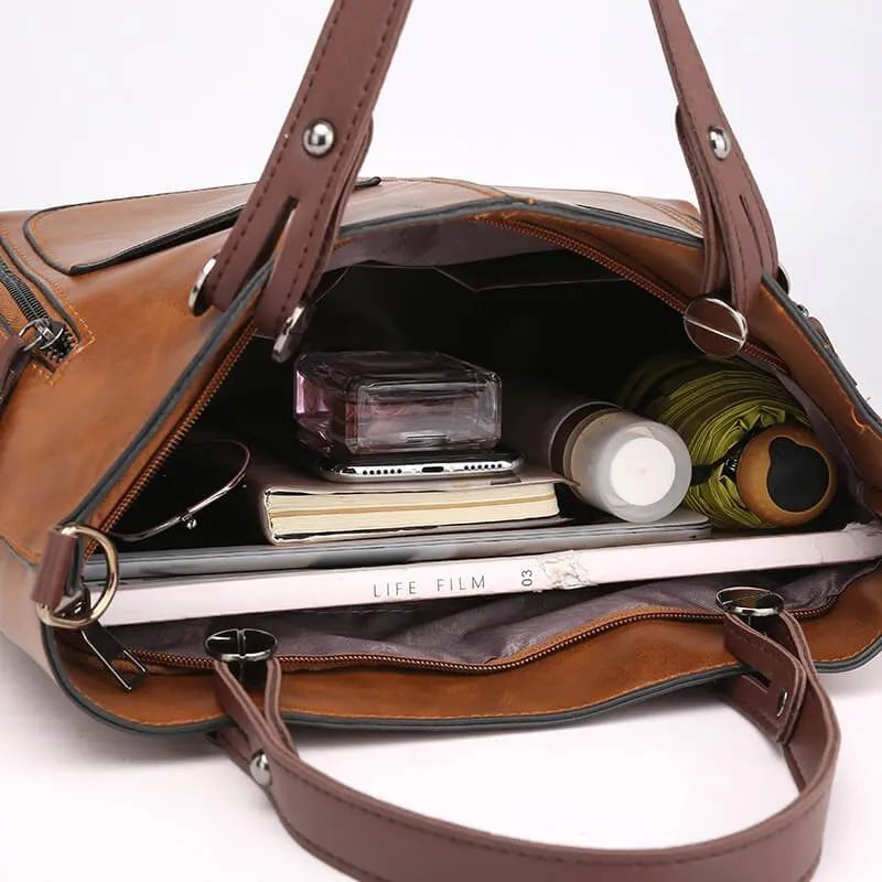 Women's Tote Shoulder Bag Vintage Multifunctional Cotton
