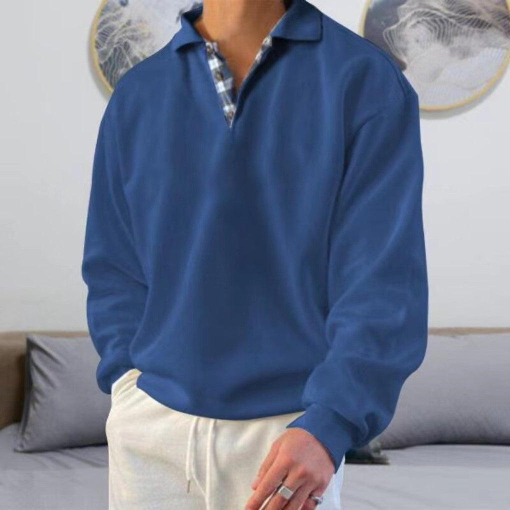 Men's Crew Neck Sweater Comfortable Classic Style