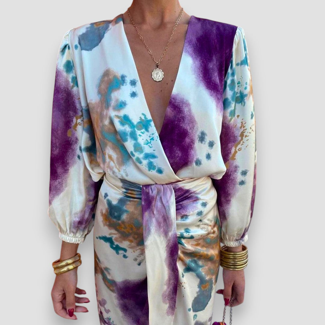 Women's Printed Two Piece Midi Set - Vonnera