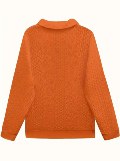 Women's Modern Zip Up Sweater