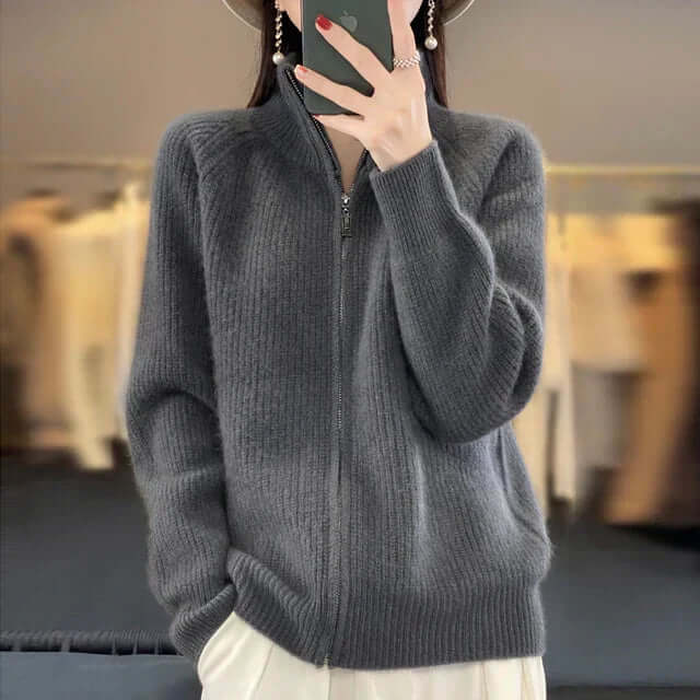 Women's Knit Cardigan Long Sleeve Cozy Sweater