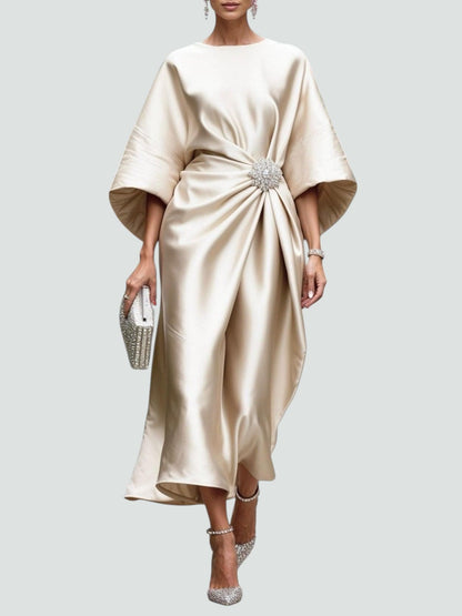 Elegant Long Dress Heather Grey