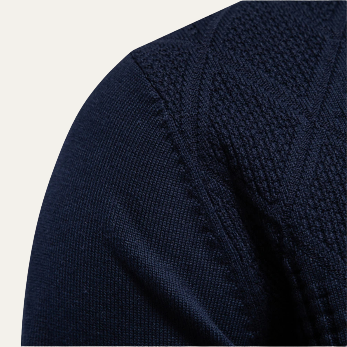 Kensington Men's Diamond Knit Polo Sweater
