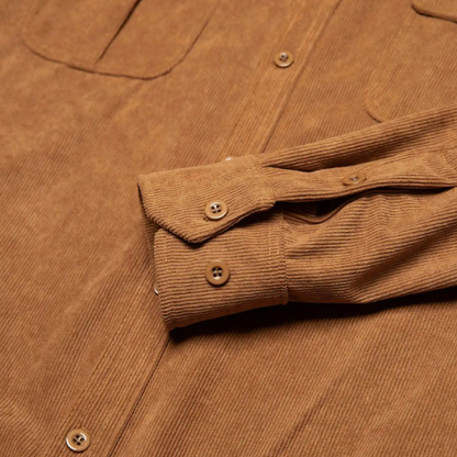 Norwick Men's Corduroy Shirt Button Down Casual