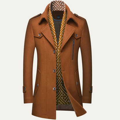 Avebury Men's Double Breasted Trench Coat
