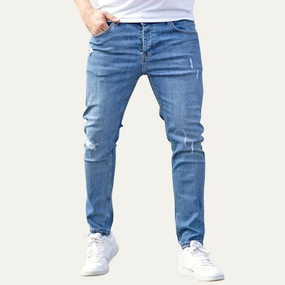 Men's Slim Fit Stretch Denim Jeans Blue