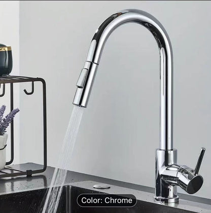 Motion Sensor Kitchen Faucet Touchless Automatic