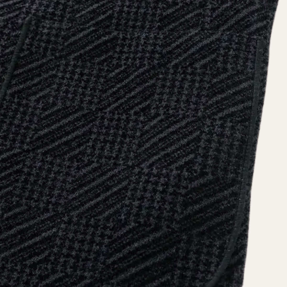 Mens Chenille Blazer Soft Fur Lined Navy