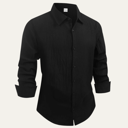 Men's Linen Cotton Business Shirt