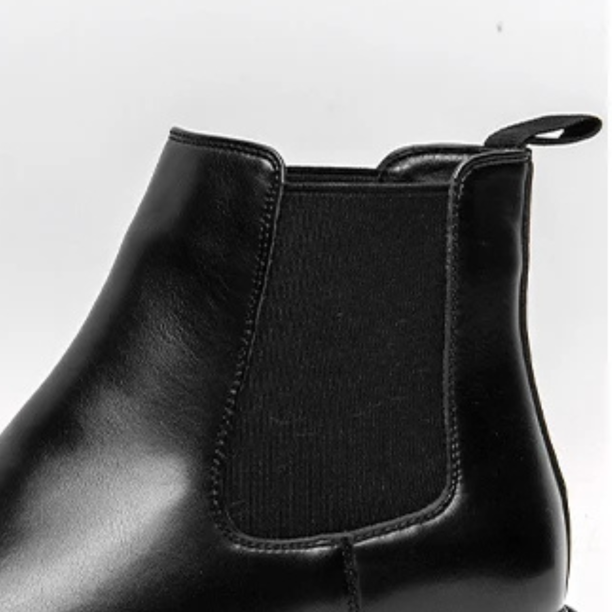 Men's Pointed Chelsea Ankle Boots Black