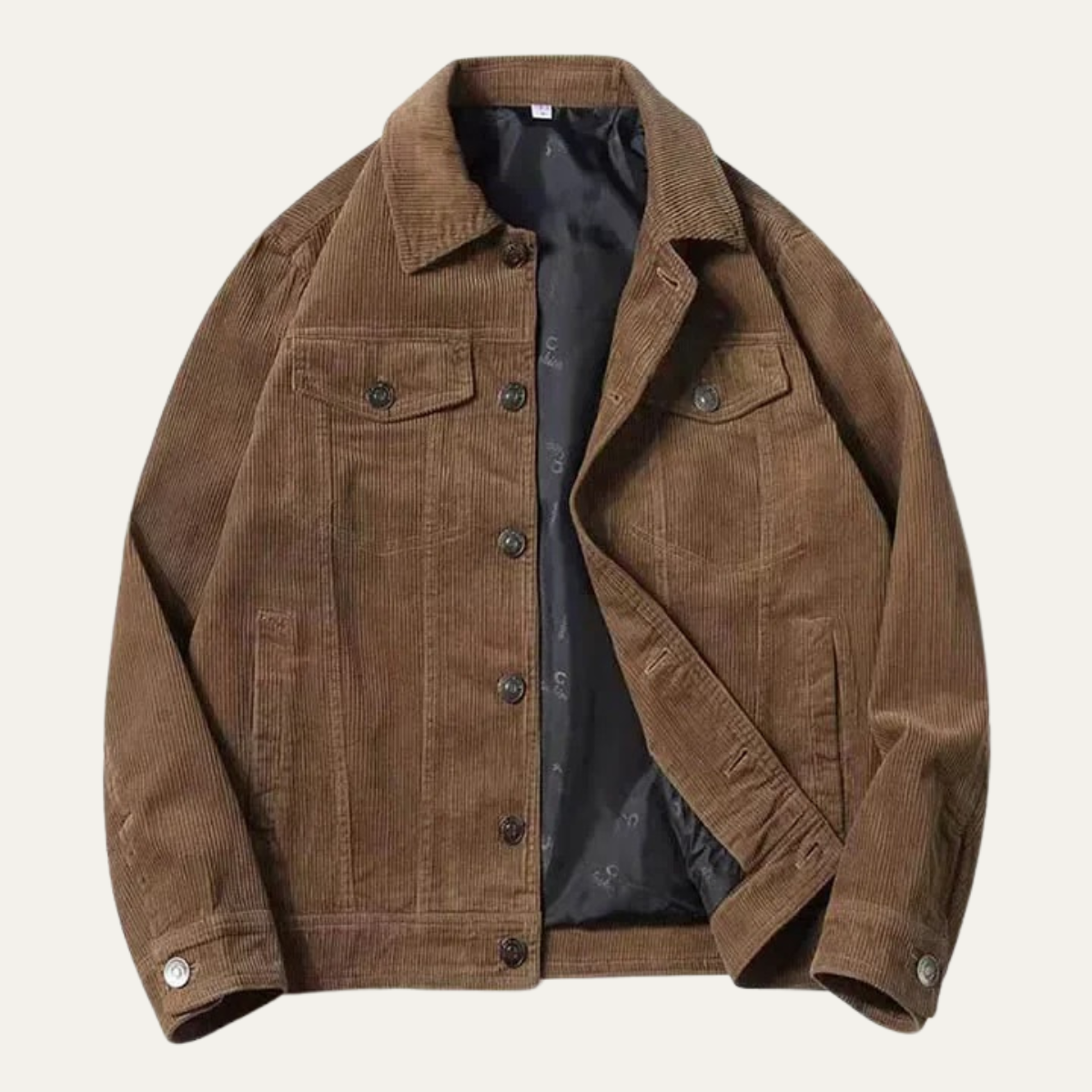 Men's Corduroy Button Up Jacket - Vonnera