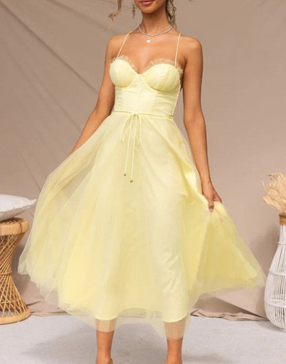 Women's Sleeveless V-Neck Maxi Dress Lightweight