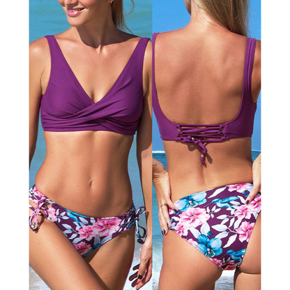 Women's 2-Piece Beach Bikini Set Vibrant Colors