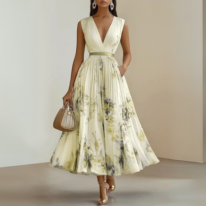 Women's Sleeveless Maxi Dress Summer Flowy