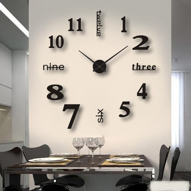 Wall Clock DIY Decorative - Vonnera