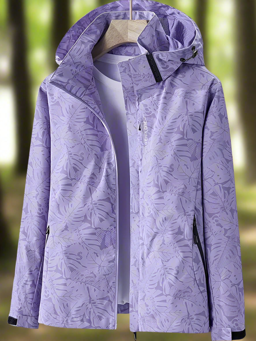 Women's Hooded Zip Up Outdoor Jacket
