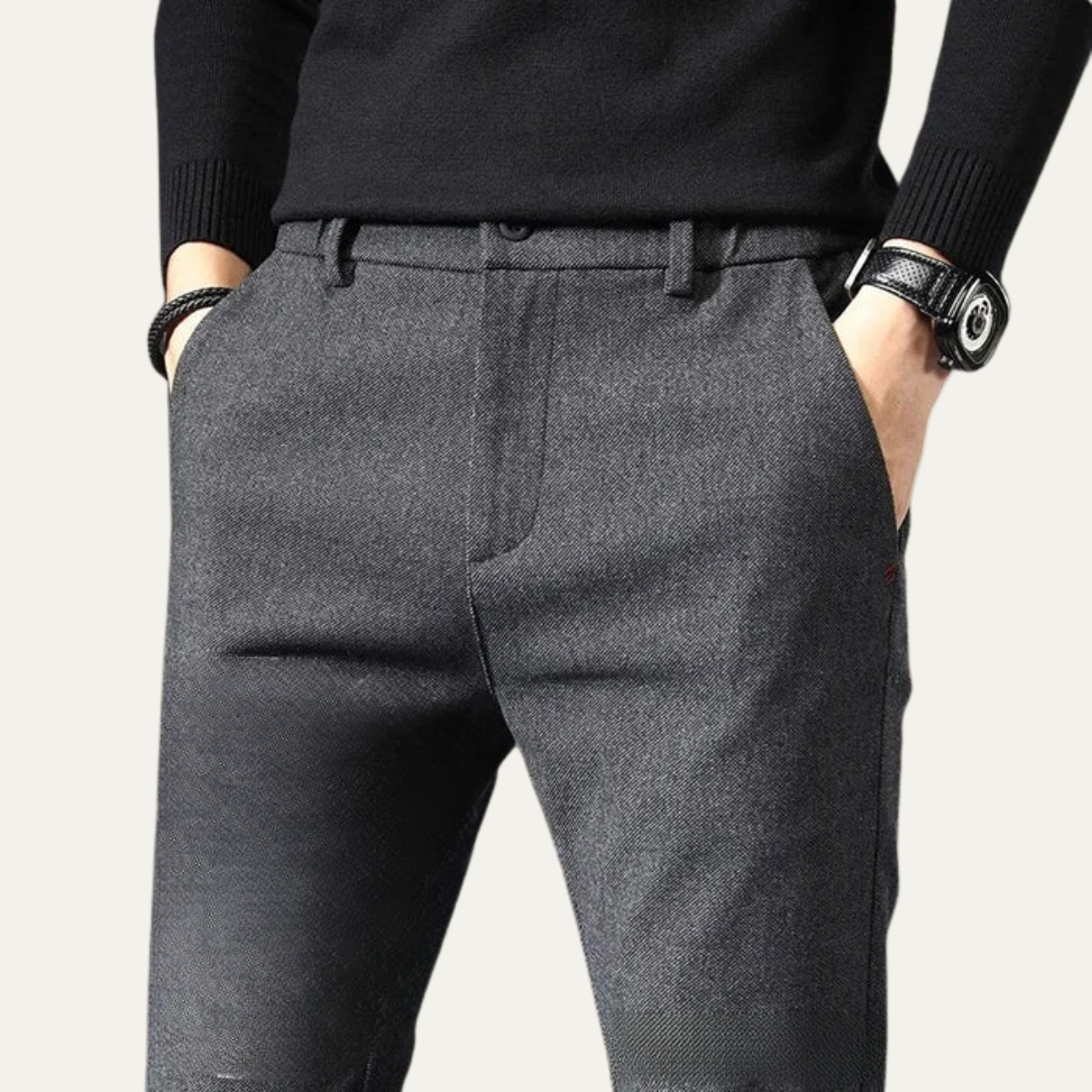 Ellwood Men's Elegant Straight Leg Pants