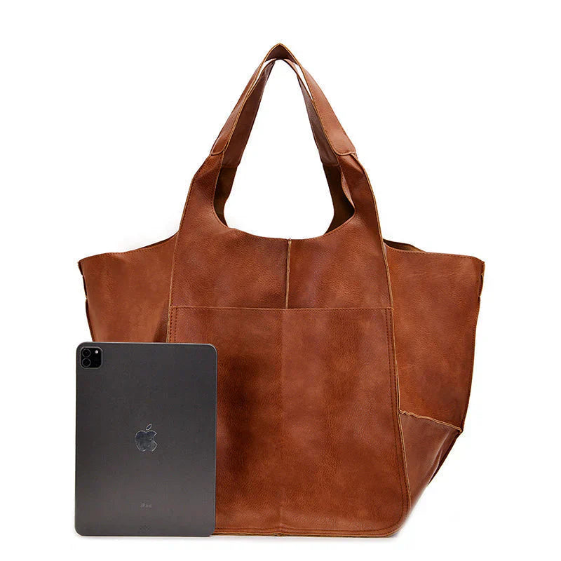 Women's Vintage Leather Shoulder Bag - Vonnera