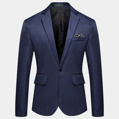 Men's Blazer Refined Wool Tailoring Navy
