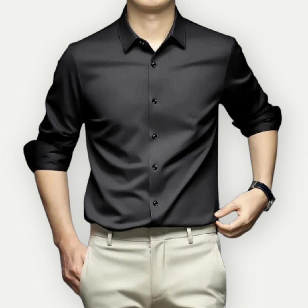 Ami Men's Non-Iron Dress Shirt Wrinkle-