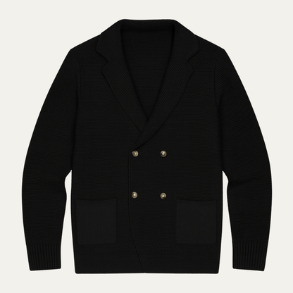 Men's Double Breasted Knit Cardigan Smart Casual - Vonnera