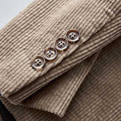 Men's Slim Fit Corduroy Blazer Jacket